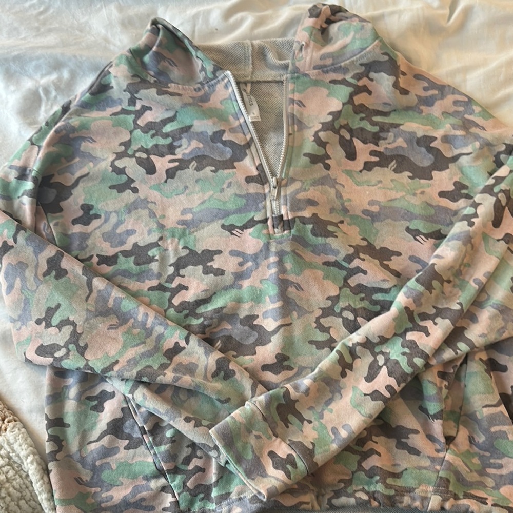 Fabletics Camo Half-Zip Hoodie